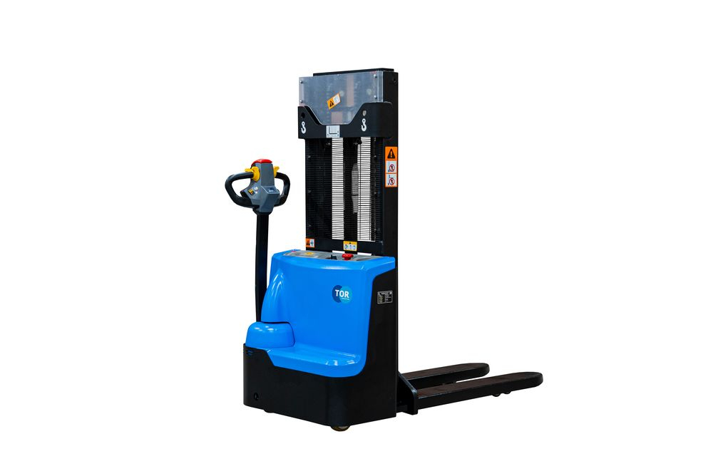Штабелер самоходный 1,5 т 2,5 м TOR WS15H-2500SC PRO Li-ion 24/60 В/Ач контр. скорости подъема