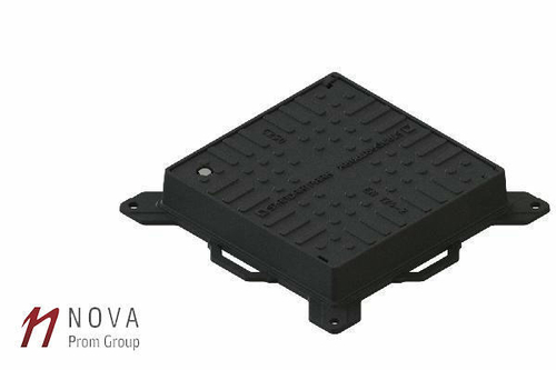 Люк чугунный квадратный класса С250 500х500