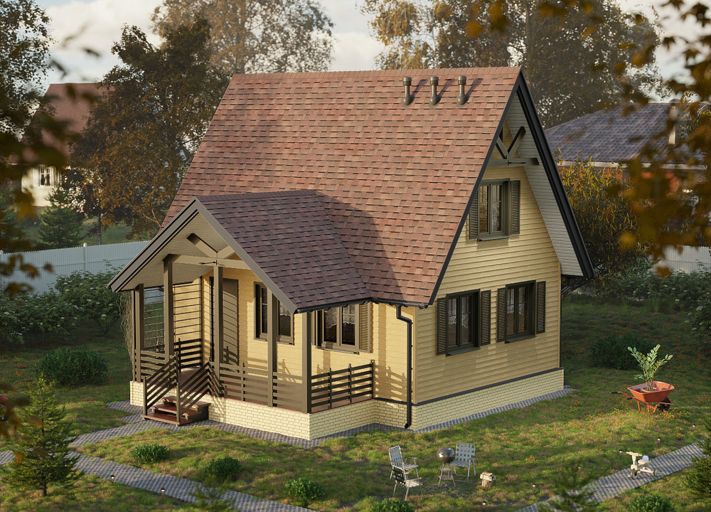 Софит Lux, T4 с центральной перфорацией, канадская береза