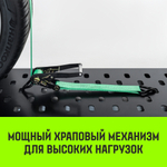 Ремень стяжной автовозный HITCH REGULAR 50мм STF 400 DaN 3000кг 3м резин. контроллер (3шт) 33мм