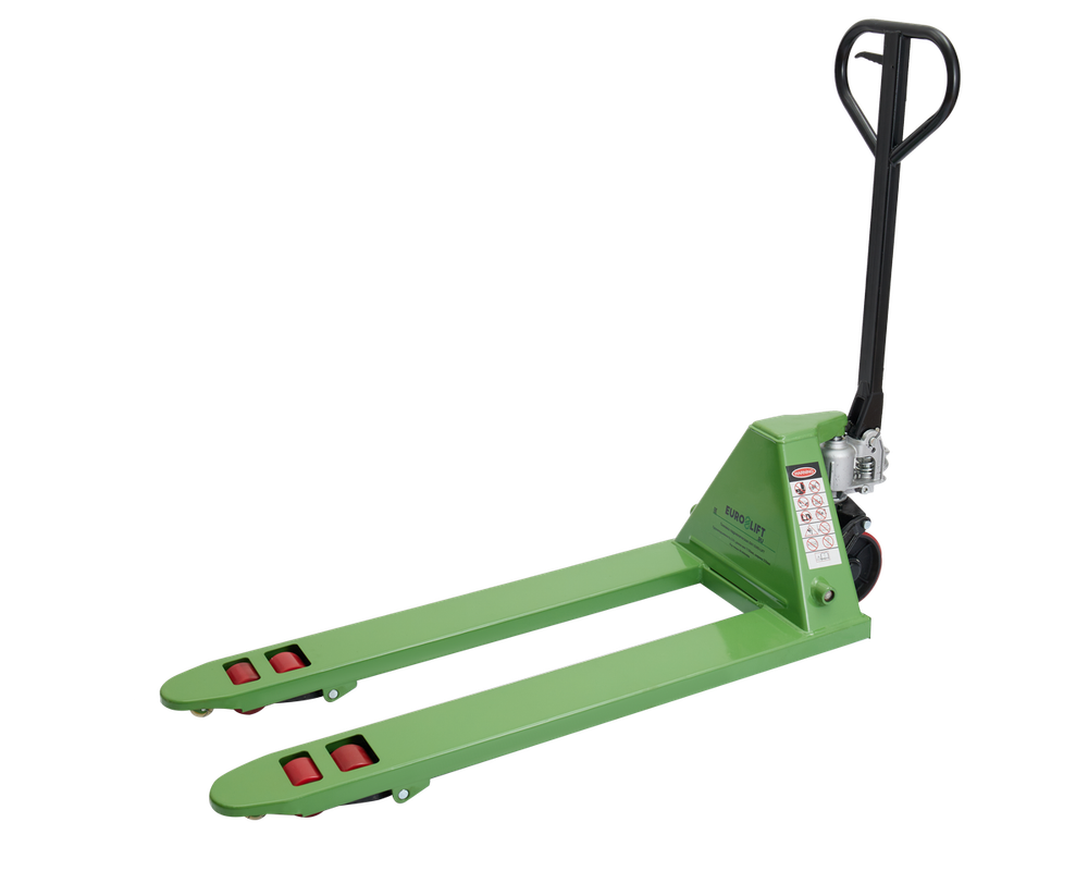 Тележка гидравлическая JD01 (г/п 2.0тн, L=1150мм, B=550мм) П/У колеса Euro-Lift