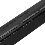 Конвектор электрический плинтусный ATRIC-450, 230 В, 450 Вт, ТЭН, черный Denzel