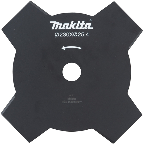 Нож для травы 230х25.4х1.8, 4T Makita 195150-5