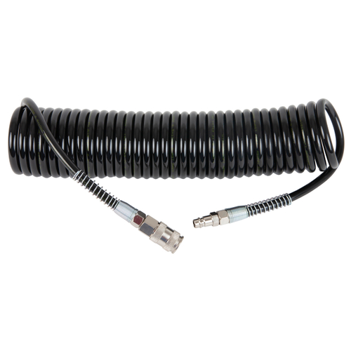 WDK-65758 Шланг пневматический спиральный с БРС, 6.5х10 мм, 8 м