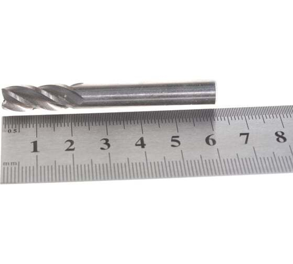 Фреза концевая (8х63х19 мм; Р6М5; 4 перая; ц/х) GRIFF a300037