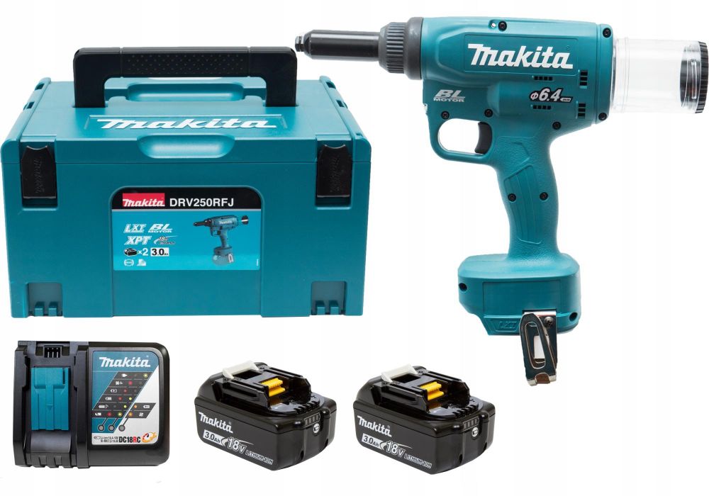 Заклепочник LXT Makita DRV250RFJ