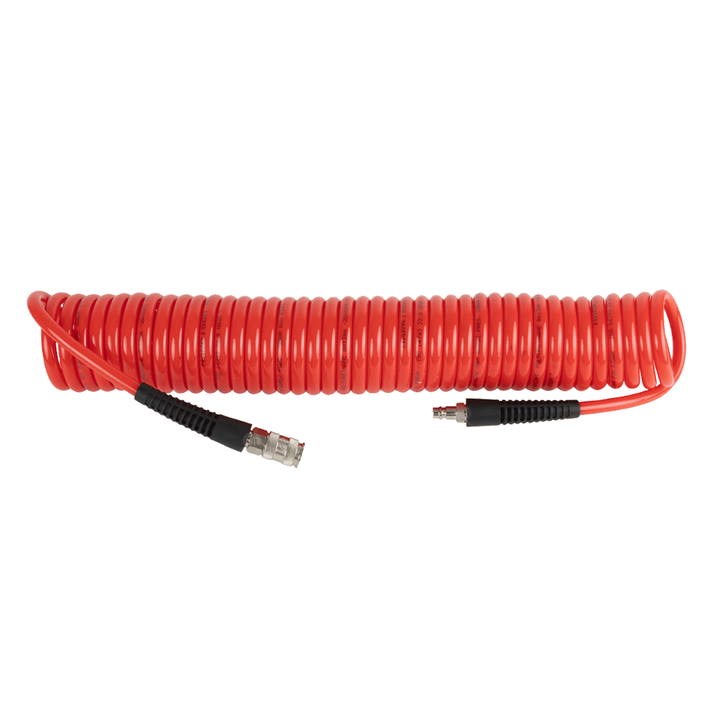 Шланг пневматический спиральный Harrison HRS-228010 с БРС, 10 м, 8х12 мм