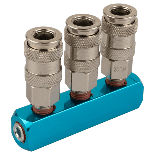 HRS-SMT Прямой разветвитель с тремя БРС, 1/4'' - 1/4'', три входа