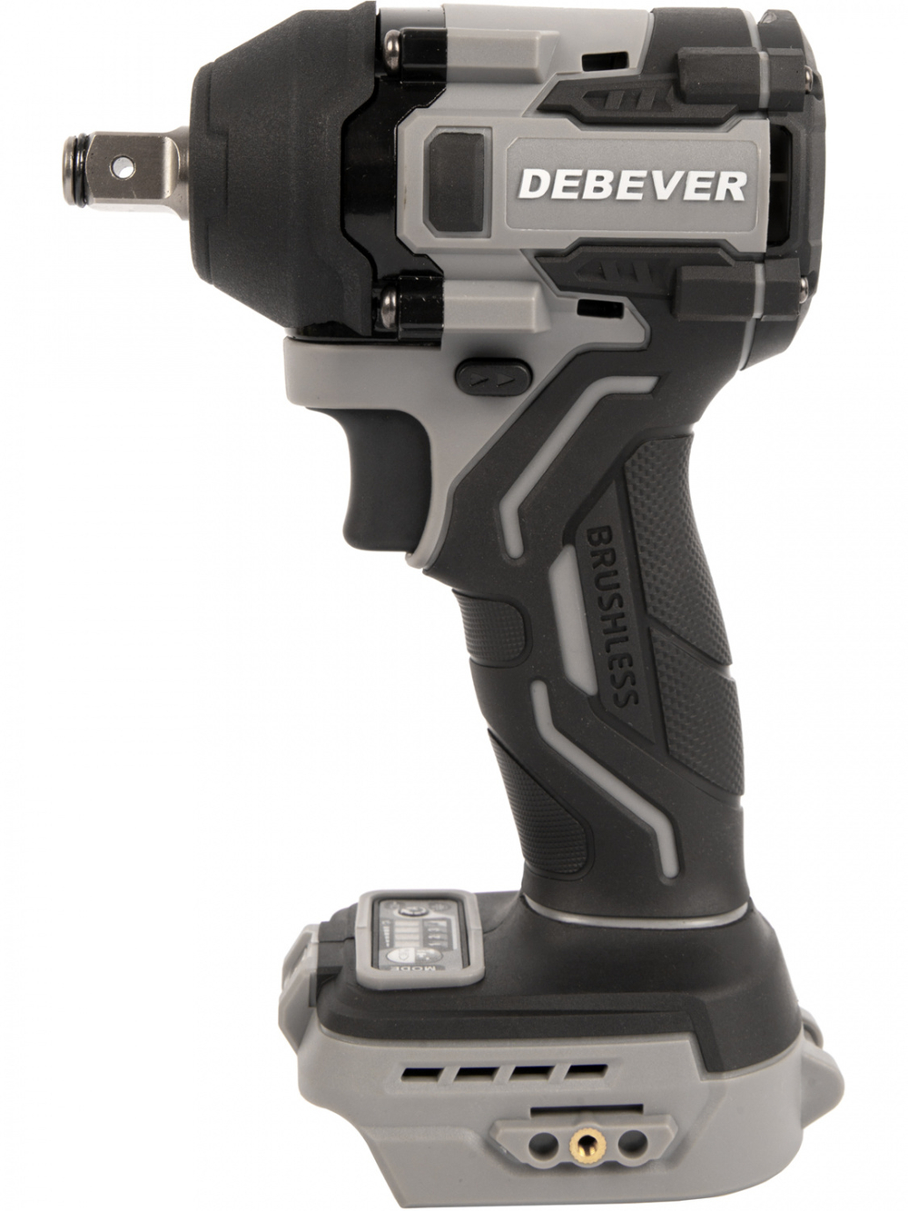 DBE-6343C Гайковерт аккумуляторный DeBever бесщеточный, ударный, квадрат 1/2",360Nm, 20B