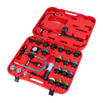 WDK-214310 Набор для проверки герметичности системы охлаждения, 28 предметов