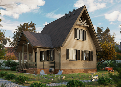 Гибкая черепица Premium, Генуя, Зрелый каштан