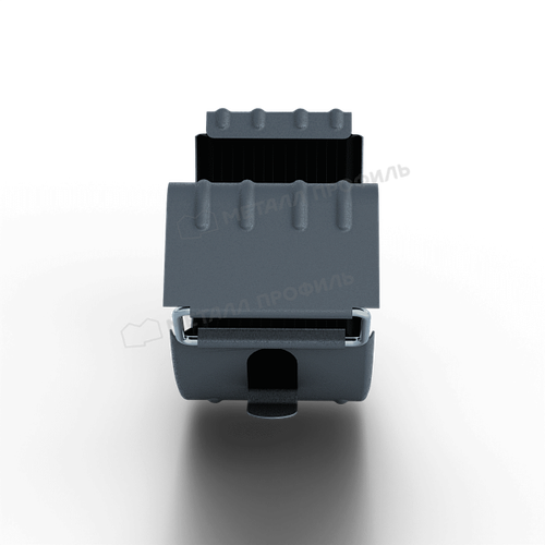 Соединитель желоба МЕТАЛЛ ПРОФИЛЬ Foramina Freeze D125 Grey