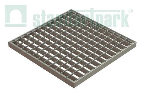 Решетка Basic ячеистая стальная оцинкованная к дождеприемнику-пескоуловителю 400х400 кл. А15