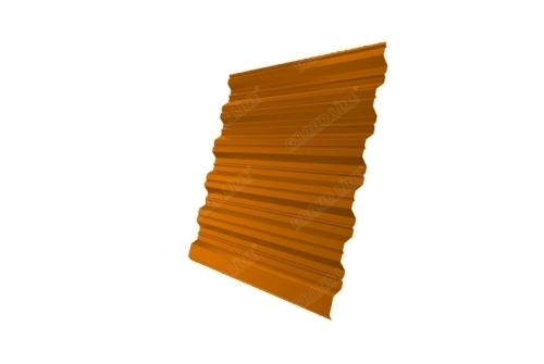 Профнастил HC35R 0,45 PE RAL 2004 оранжевый