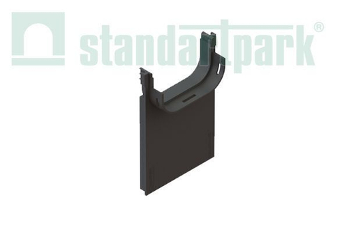 Переходник PolyMax пластиковый для лотков водоотводных пластиковых 8010-М/8080-М