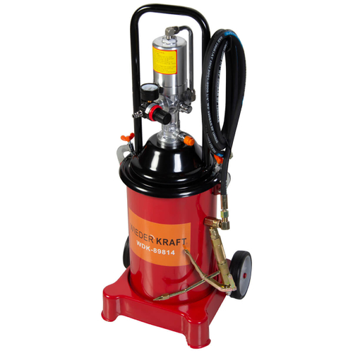 WDK-89814  Солидолонагнетатель пневматический для консистентных смазок. Ёмкость 13л.
