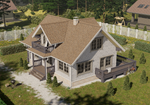 Кронштейн желоба металлический Lux, пломбир
