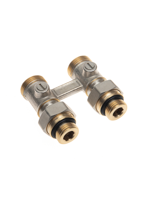 Ридан 003L0392R LV-KB — Клапан запорный для нижнего присоединения к радиатору, резьба 1/2, прямой