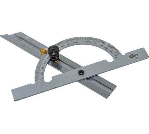 Угломер-транспортир GRIFF 0-180, d=100мм, L=150мм D143005
