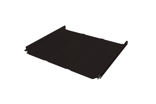 Кликфальц Pro Line Grand Line 0,5 Drap с пленкой на замках RAL 9005 черный