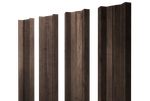 Штакетник М-образный А с прямым резом 0,45 Print Premium Almond Wood Fresh