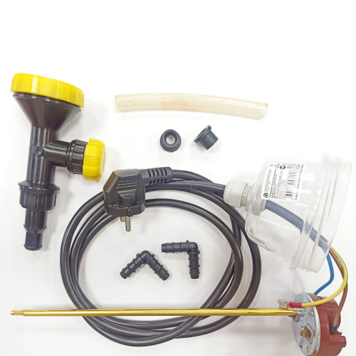 Бак для душа с подогревом АКВАТЕК Стандарт 120л 950х950х305