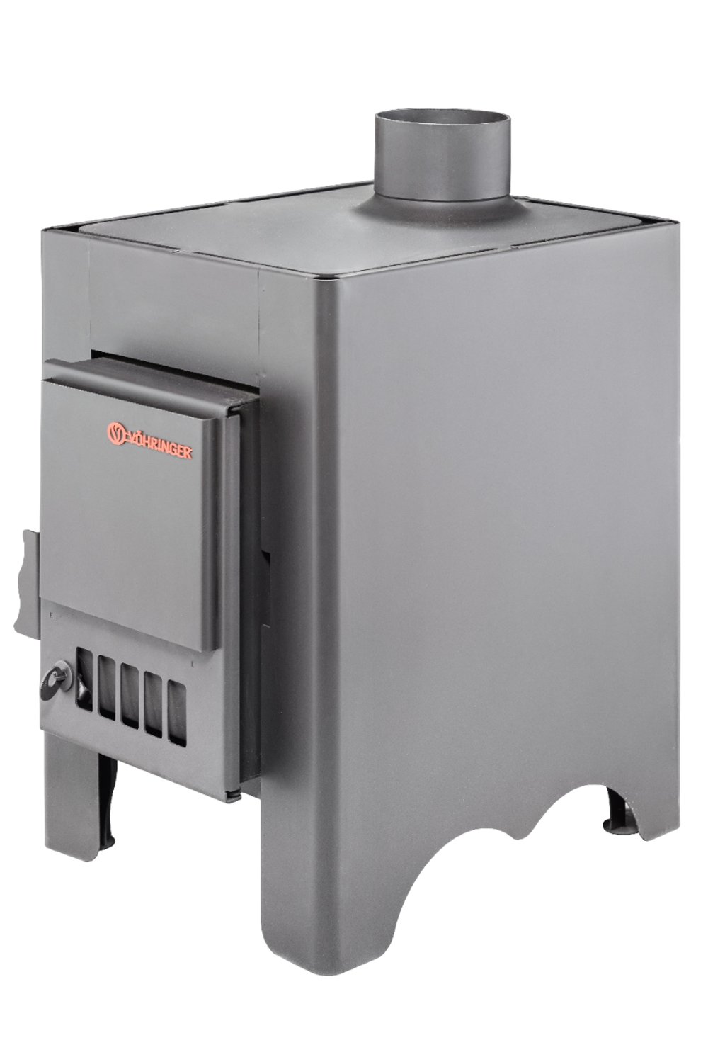 Дровяная отопительная печь "Умка" в кожухе