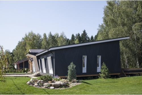 Фальц двойной стоячий Grand Line 0,5 Rooftop Бархат с пленкой на замках RAL 9005 черный