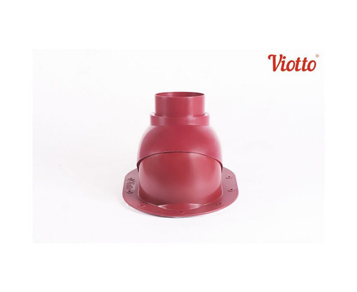 Выход вентиляции канализации для готовой мягкой и фальцевой кровли 335\250\423 красное вино RAL 3005