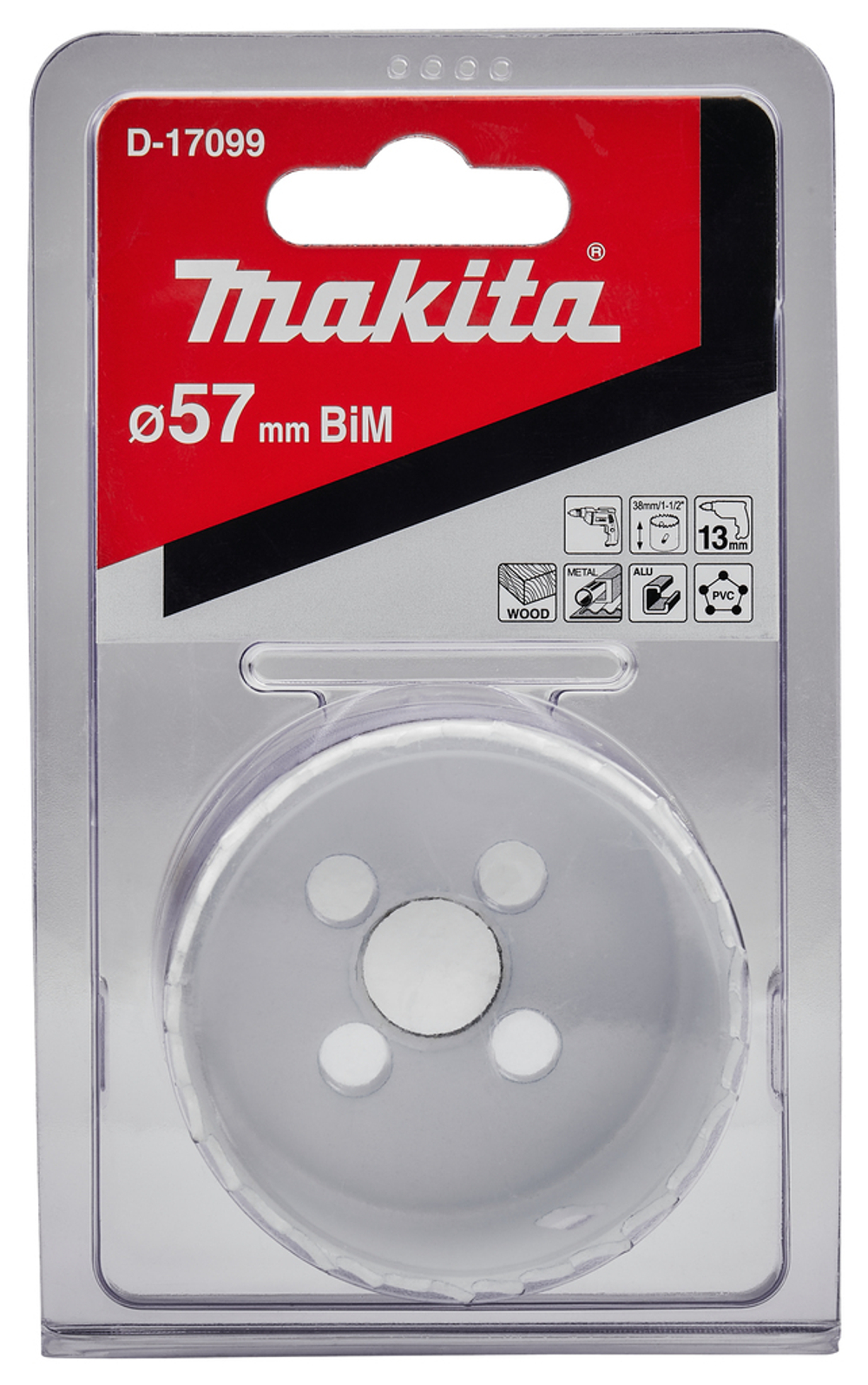 Биметаллическая коронка 57х38 мм Makita D-17099