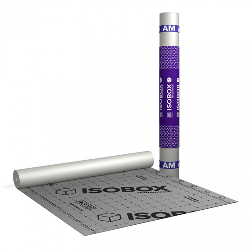 Гидро-ветрозащитная мембрана Isobox AM диффузионная 75 м2 (95 гр/м2), рул