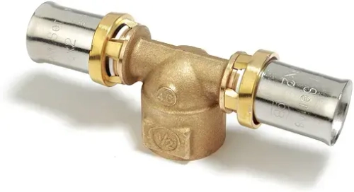 Тройник пресс переходной 26мм x ¾"в x 26мм Giacomini RM154Y049