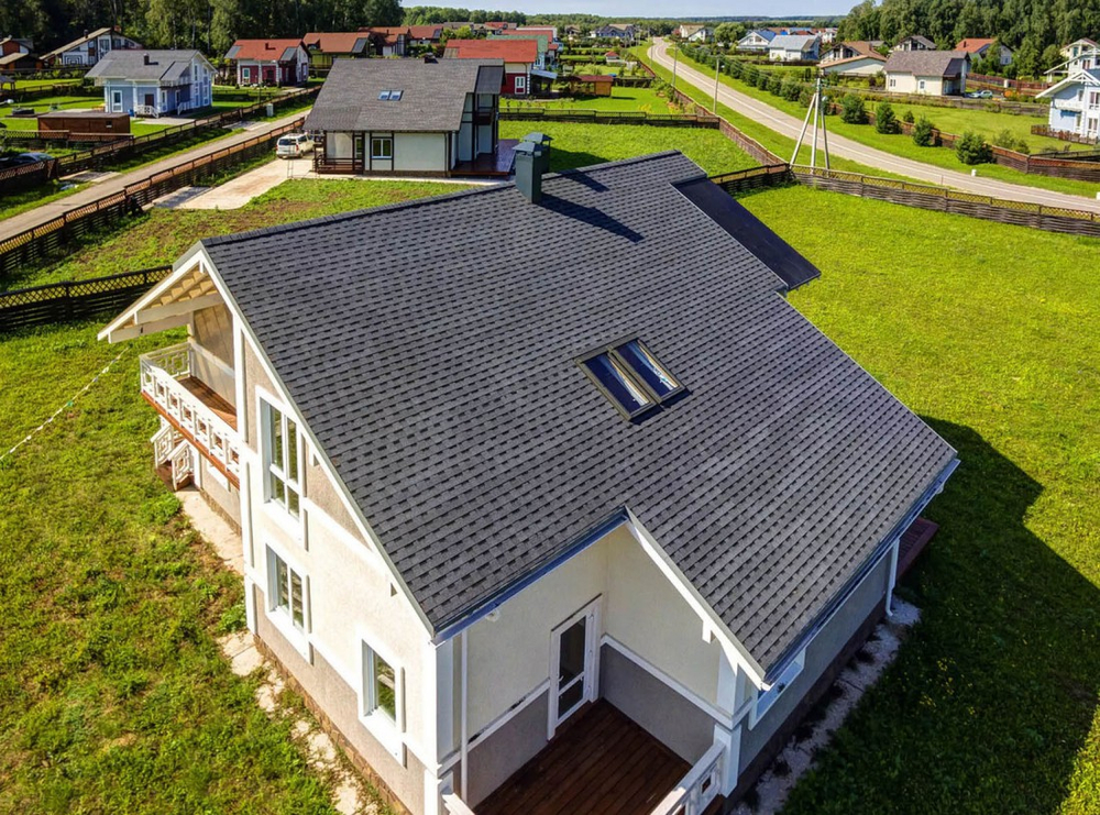 Гибкая черепица ТехноНиколь Shinglas Кантри Серый, 2,6 м2/упак