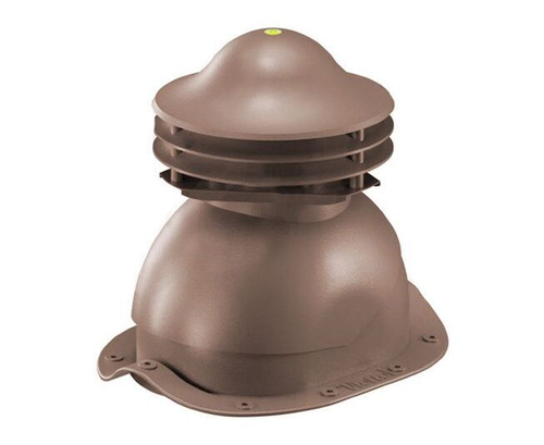 Универсальный выход вентиляции для металлочерепицы 352\250\293 шоколад RAL 8017