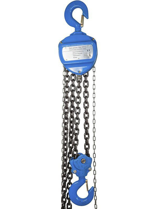 Таль ручная шестерен. стационар. SL-A - 5.0тн, 9.0м (аналог ТВ)