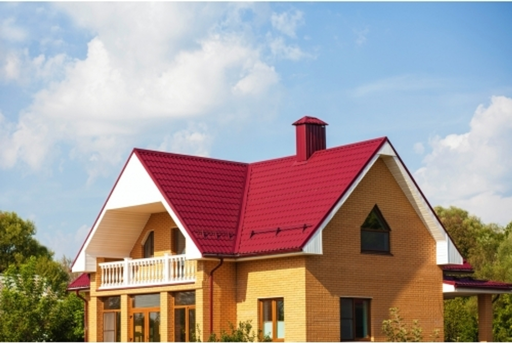 Металлочерепица классик 0,5 Satin RAL 3005 красное вино
