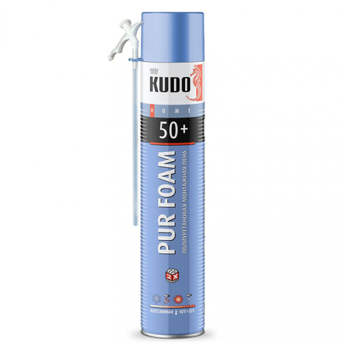 Пена монтажная бытовая Kudo HOME 50+ всесезонная 1000 мл, шт