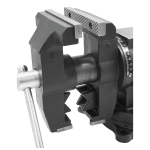 WDK-BV150D Профессиональные слесарные тиски 150 мм, регулировка в двух плоскостях 360 градусов