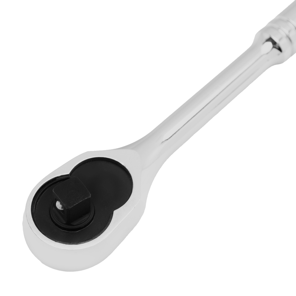 Ключ-трещотка 3/8", CrV, 120 зубьев, цельнометаллический, хром Gross