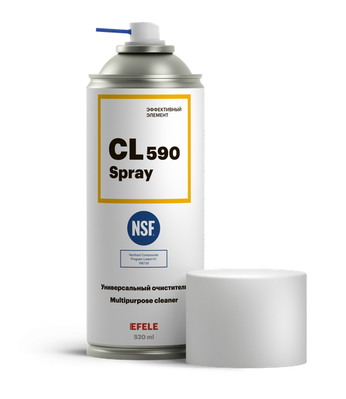 Универсальный очиститель с пищевым допуском NSF H1 EFELE CL-590 Spray