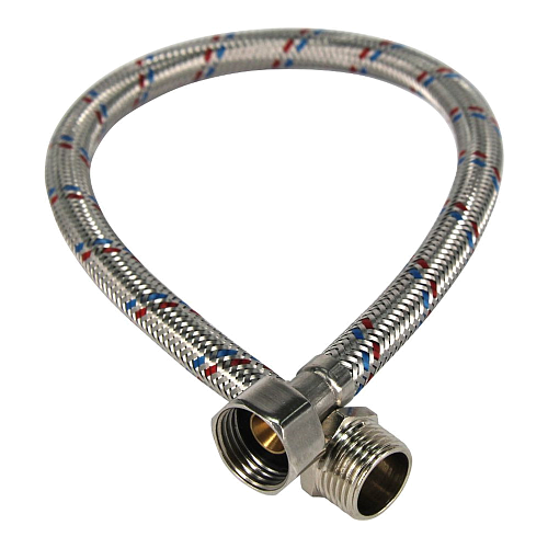 Гибкая подводка VR 1 м, 3/4, Г-Ш, SS вода