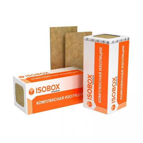 Минеральная вата Isobox ИНСАЙД 45 кг/м3 1200х600х50 мм, 6 шт/упак
