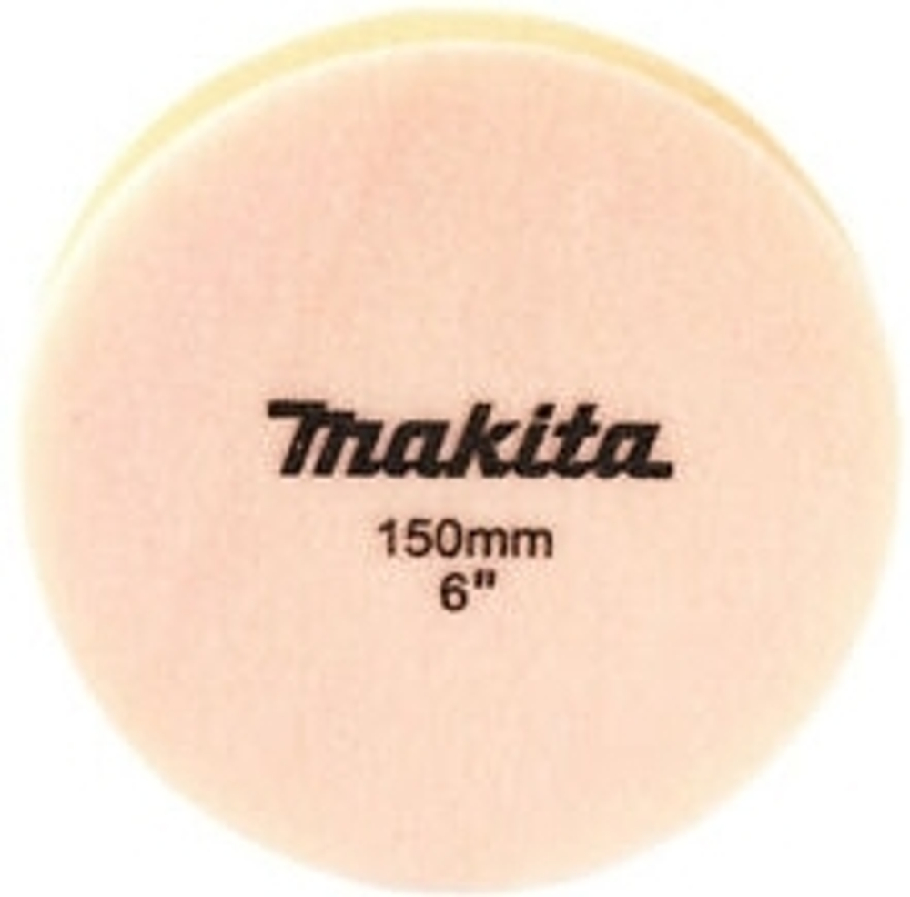 Насадка поролоновая из поролона для грубой полировки 150 мм оранжевая Makita D-62614