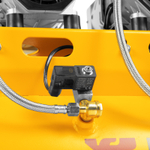 Компрессор безмасляный, малошумный DLS 1800/100,1800 Вт, 3x600, 100 л, 345 л/мин Denzel