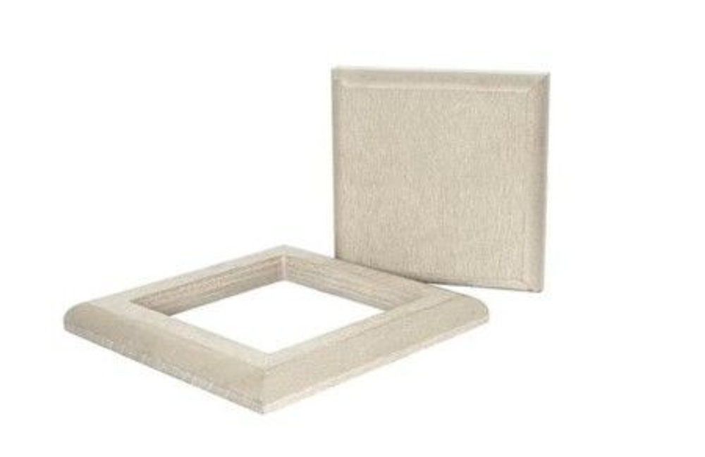 Крышка+юбка из ДПК 125*125мм для столба 3D