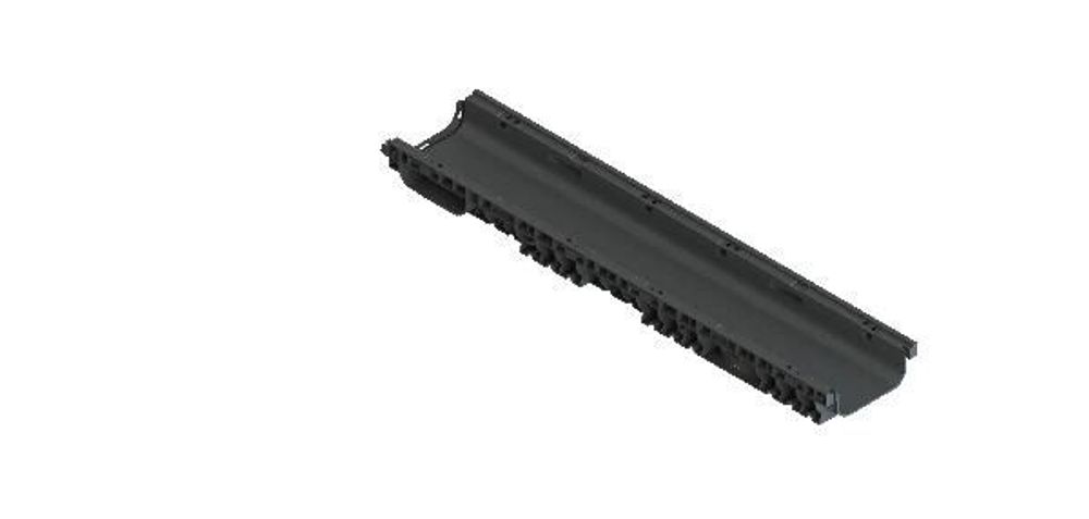Лоток водоотводный пластиковый PolyMax Basic DN150 h80