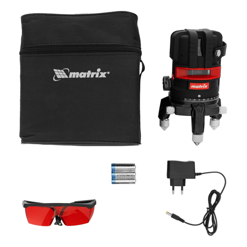 Лазерный уровень ML 05 Red, 20 м, 635 нм, резьба 5/8" Matrix