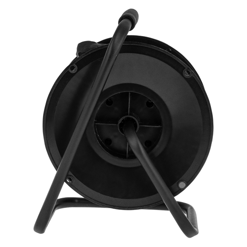 Удлинитель силовой на кабельной катушке, ПВС, 50 м, 4 розетки с крышкой, IP20, 16А, УХз16, Россия Сибртех