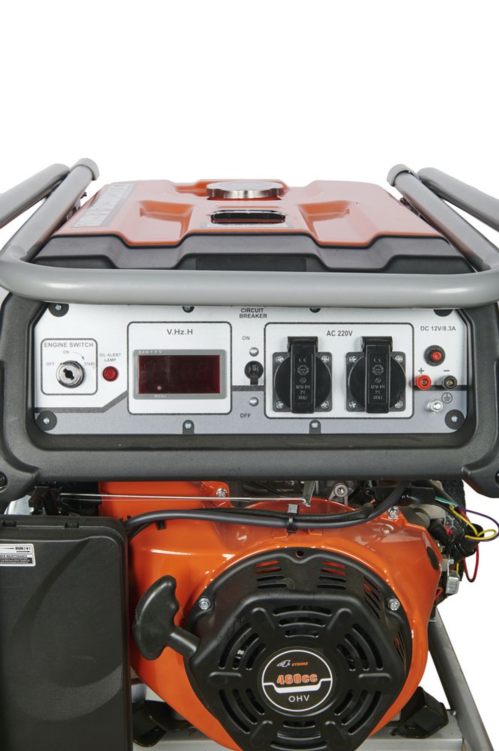 Генератор бензиновый 7,0 кВт 220В 27 л с электростартером и колесами TOR KM9500H