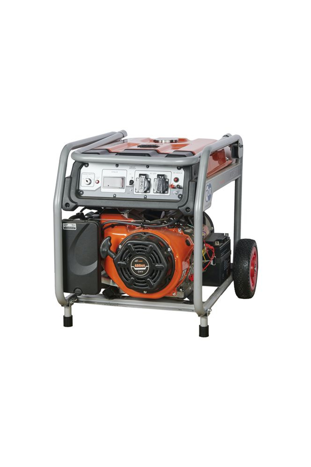 Генератор бензиновый 7,0 кВт 220В 27 л с электростартером и колесами TOR KM9500H